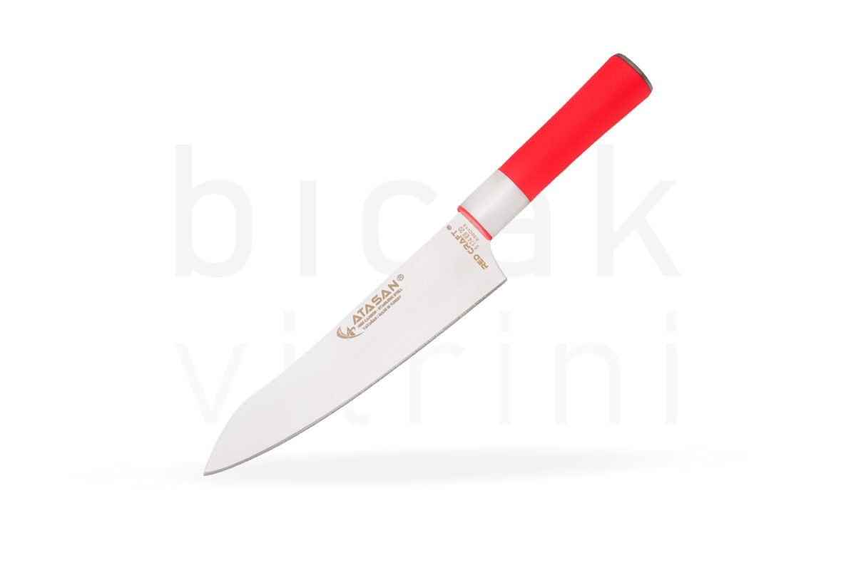 Red Craft Eğri Santoku Şef Bıçağı - Görsel 2