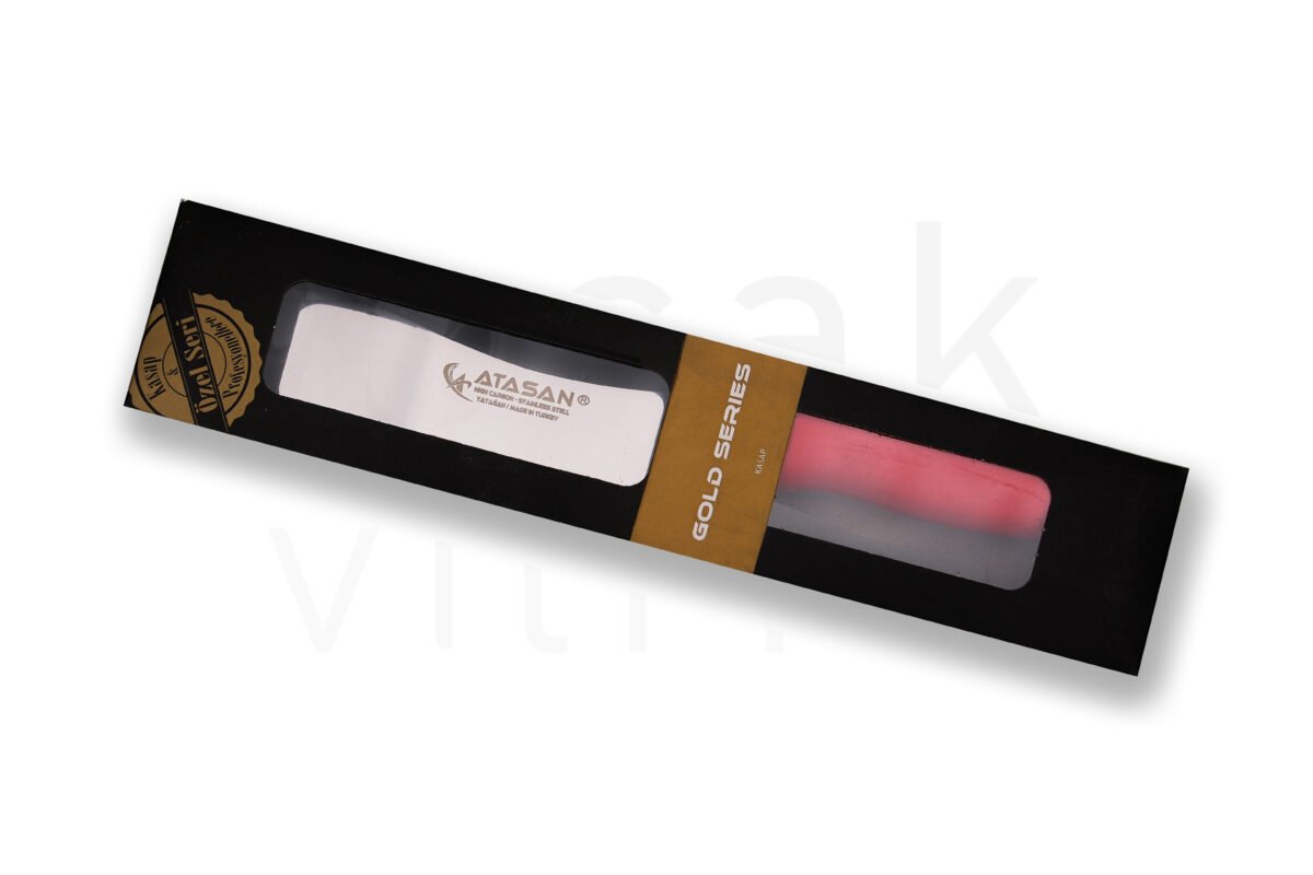 Gold Seri Eğri Santoku Şef Bıçağı Düz - Görsel 4