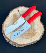 Gold Seri Eğri Santoku Şef Bıçağı Düz - Gold Seri Eğri Santoku Şef Bıçağı