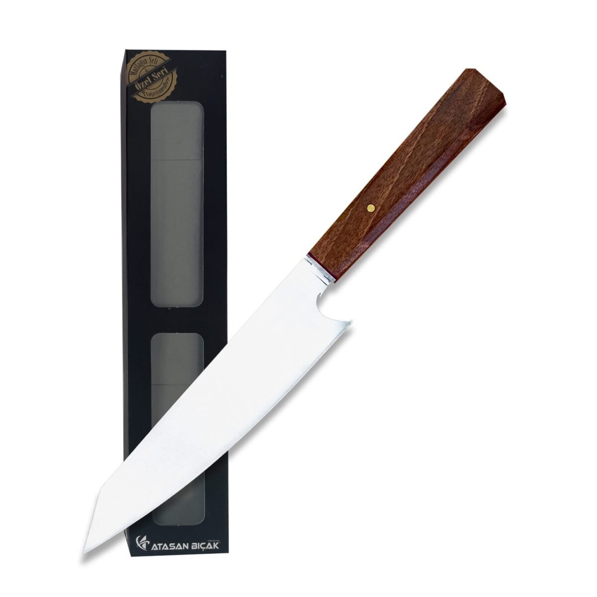 Kiritsuke1 Ahşap Kabza Kiritsuke Şef Bıçağı - Görsel 1