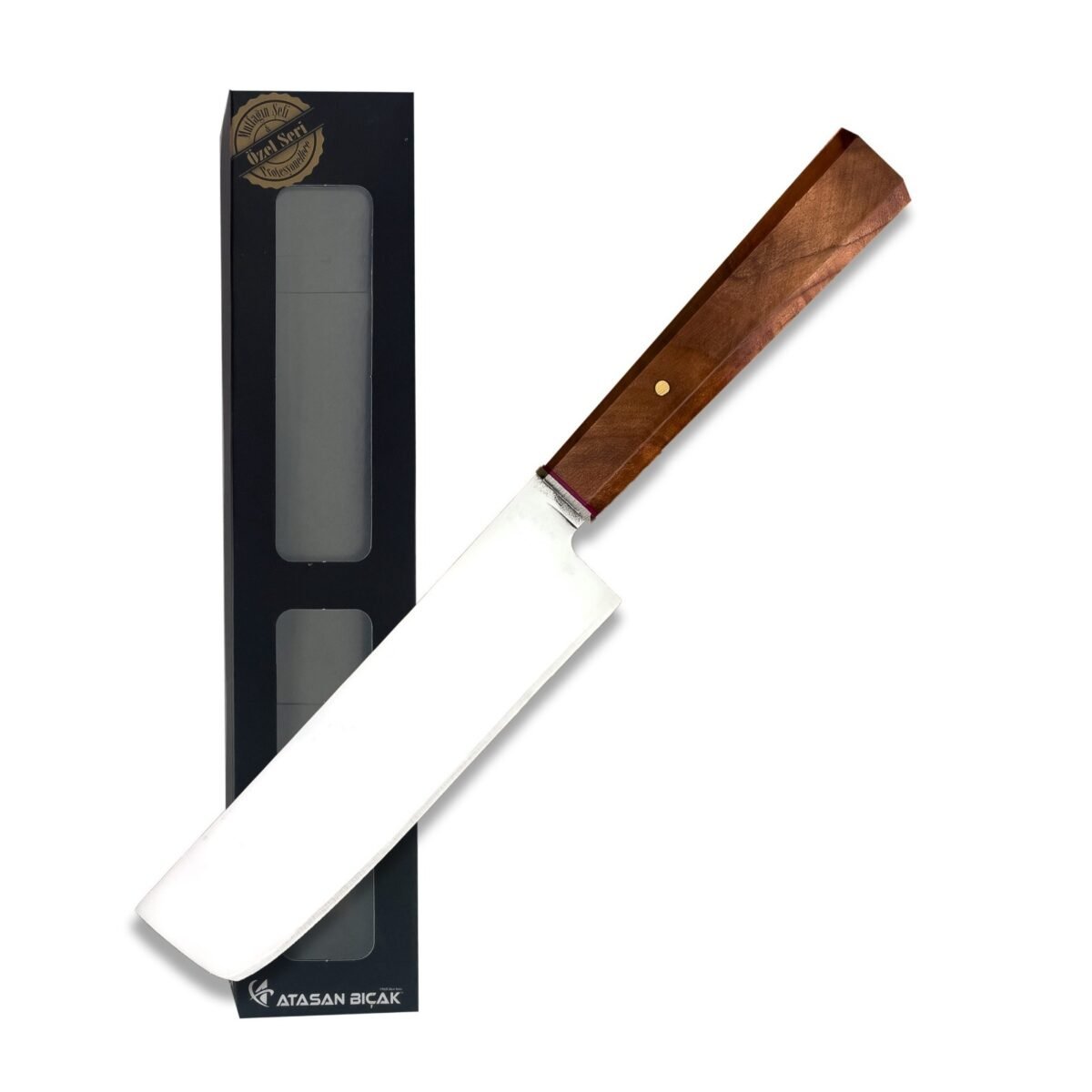 Nakiri Ahşap Kabza Nakiri Şef Bıçağı - Görsel 1