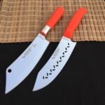 Red Craft Action Şef Bıçağı - Gold Seri Eğri Şef Bıçağı Kanallı