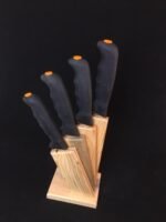 Ahşap Takozlu Platinium Seri 4'lü Bıçak Seti - Görsel 2