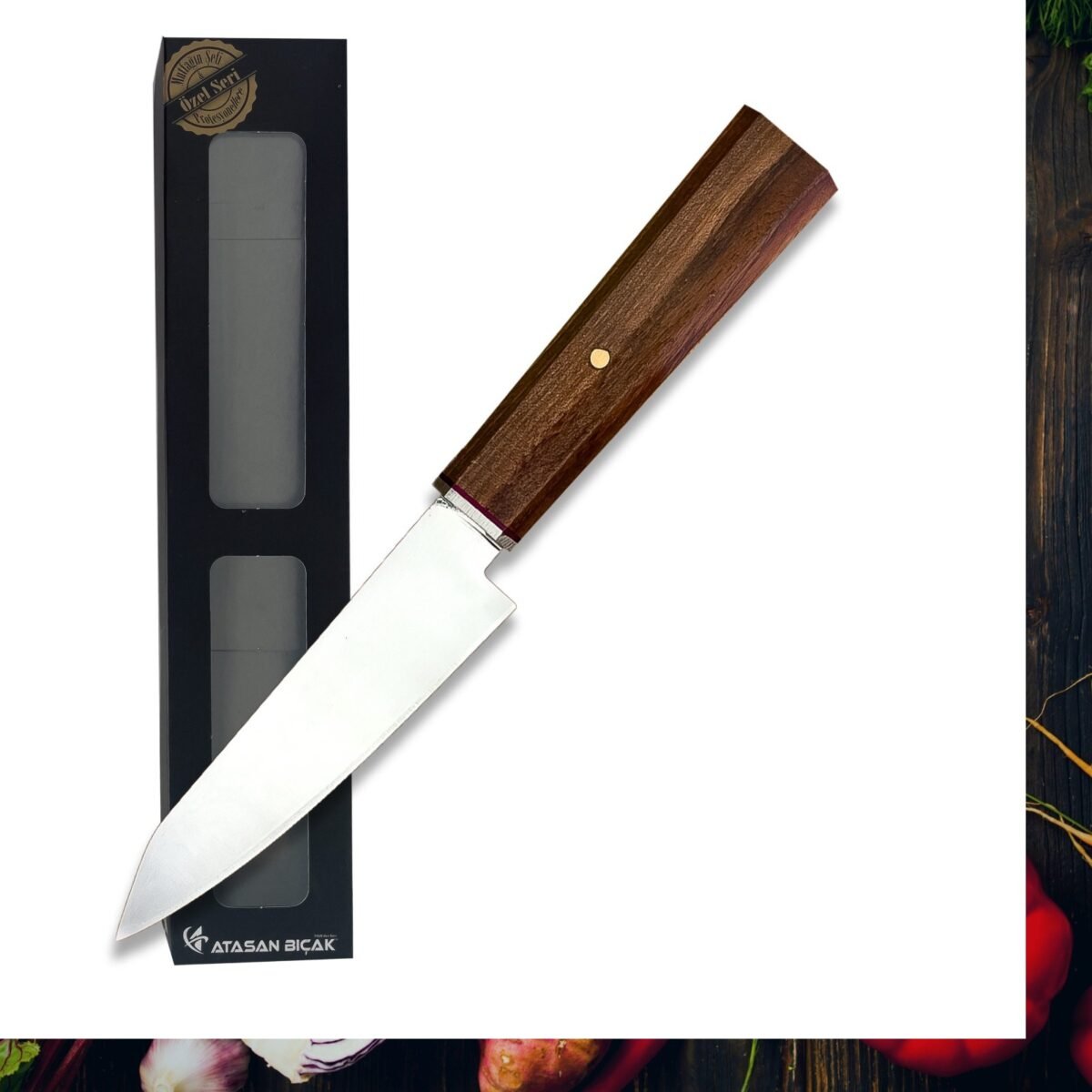 WhatsApp Image 2024-03-27 at 9.40.38 PM Özel Üretim Ahşap Kabza Mutfak Bıçağı - 2 - Görsel 1