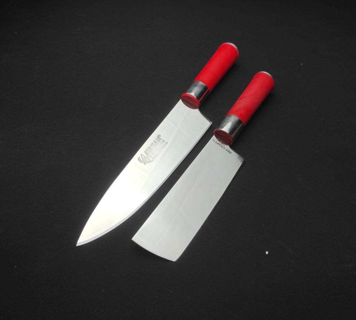 Red Craft Şef Bıçağı No:3 - Red Craft Nakiri Şef Bıçağı - Görsel 1