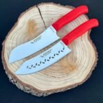 Gold Seri Eğri Şef Bıçağı - Gold Seri Eğri Santoku Şef Bıçağı Düz
