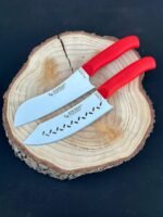 Gold Seri Eğri Şef Bıçağı - Gold Seri Eğri Santoku Şef Bıçağı Düz