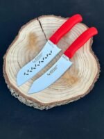 Gold Seri Eğri Santoku Şef Bıçağı - Gold Seri Eğri Şef Bıçağı Düz