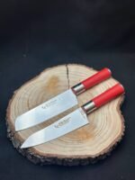 Red Craft Eğri Santoku Şef Bıçağı - Red Craft Santoku Şef Bıçağı