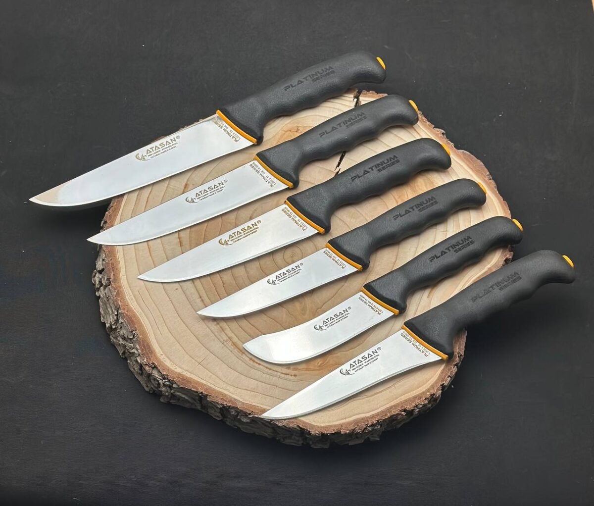 photo1685347948 Platinium Seri 6'lı Şef, Kasap, Mutfak Bıçak Seti - Görsel 1