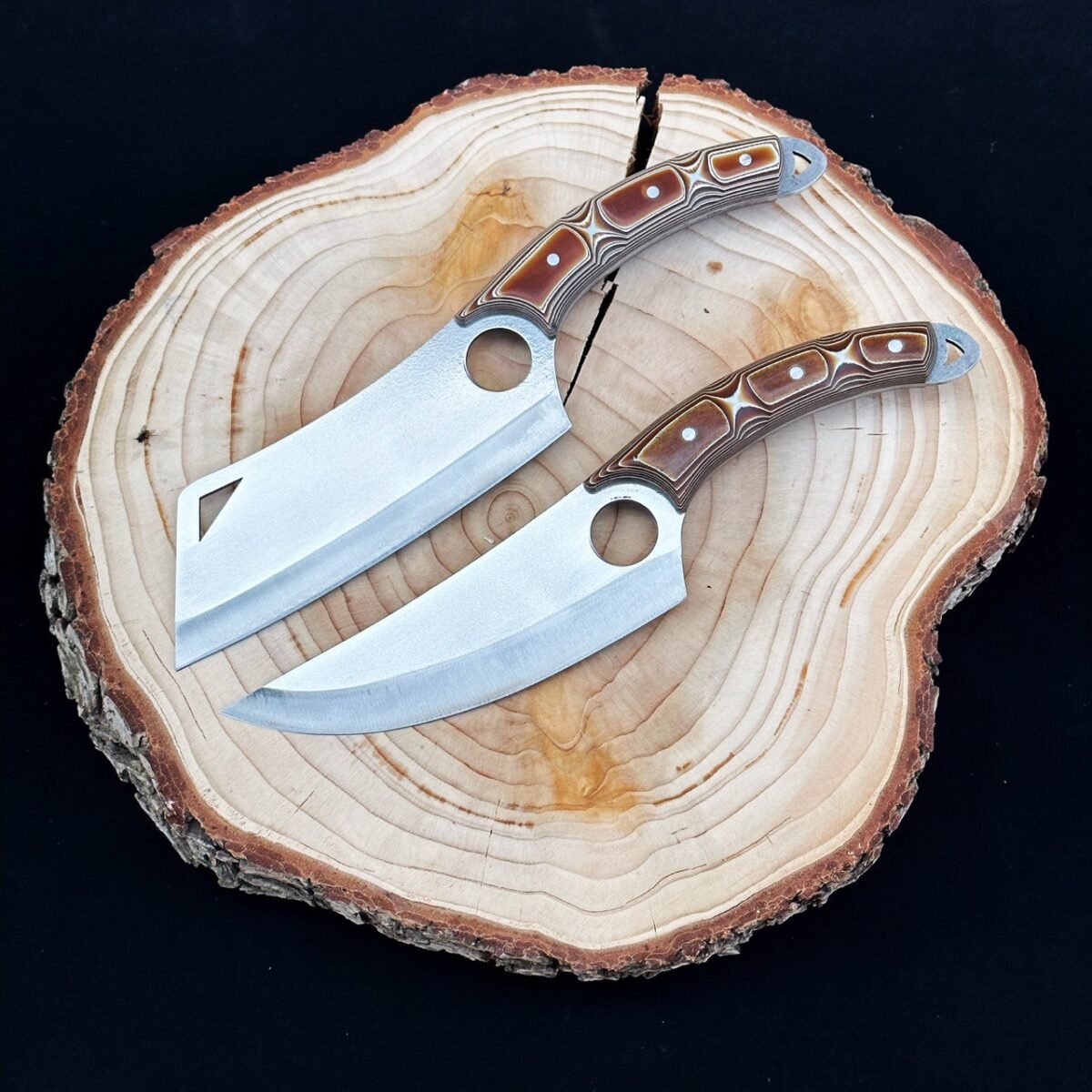 photo1709401405 (11) Verzalit Kabza Bıçak Seti (Deri Kılıflı) - Görsel 1