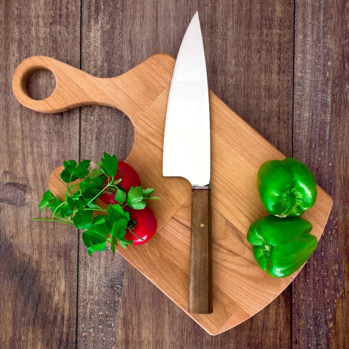 Ahşap Kabza Miyabi Şef Bıçağı - Görsel 2