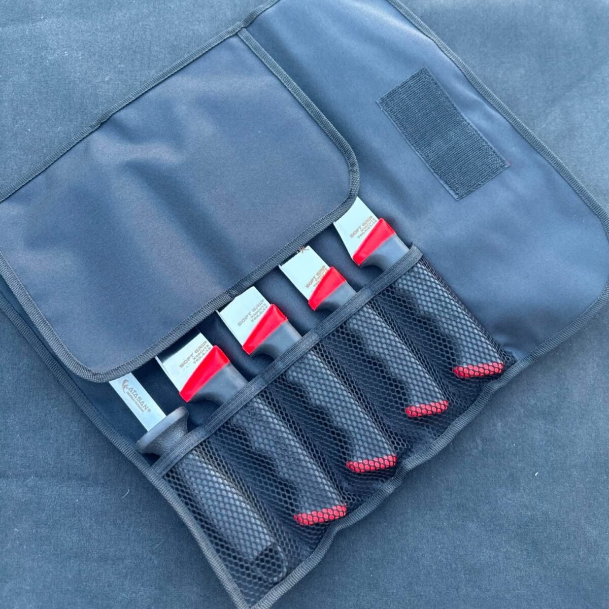 Soft Grip Seri Çantalı Bıçak Seti - 2 - Görsel 5