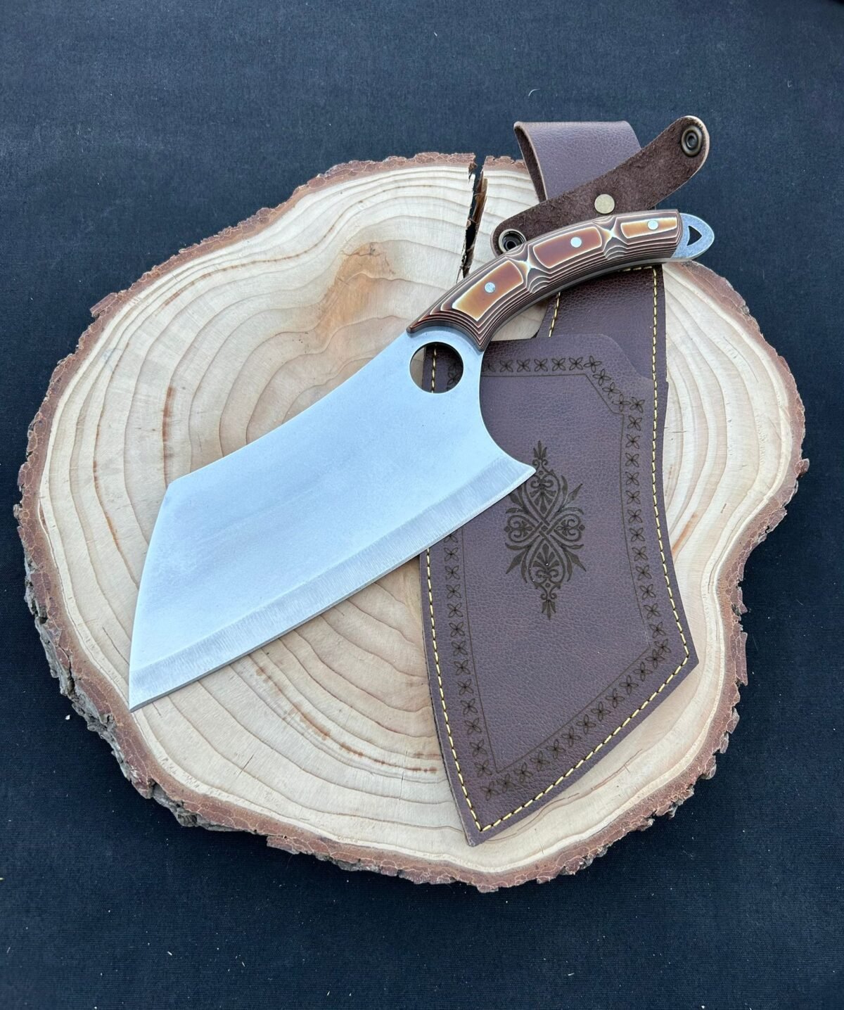 2a8180d2-74ea-407a-a636-5aa1fdd95a82 Verzalit Kabza Almazan Şef Bıçağı - Verzalit Kabza Satır Model Şef Bıçağı - Verzalit Kabza Şef Bıçağı - Görsel 3