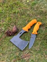 Kamp Baltası - Kataforez Kaplama Plastik Kabza Kamp & Av Bıçağı(9002)