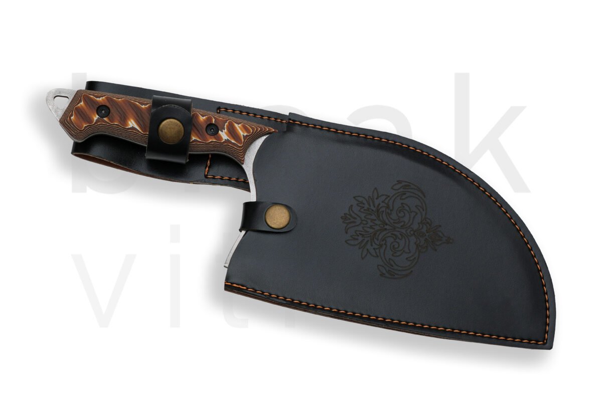 Verzalit Kabza Almazan Model Şef, Kasap, Mutfak, Kamp, Piknik Bıçağı - Görsel 3