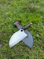 Ceviz Kabza Almazan Model Şef Bıçağı - Ceviz Kabza Satır Model Şef Bıçağı - Görsel 3