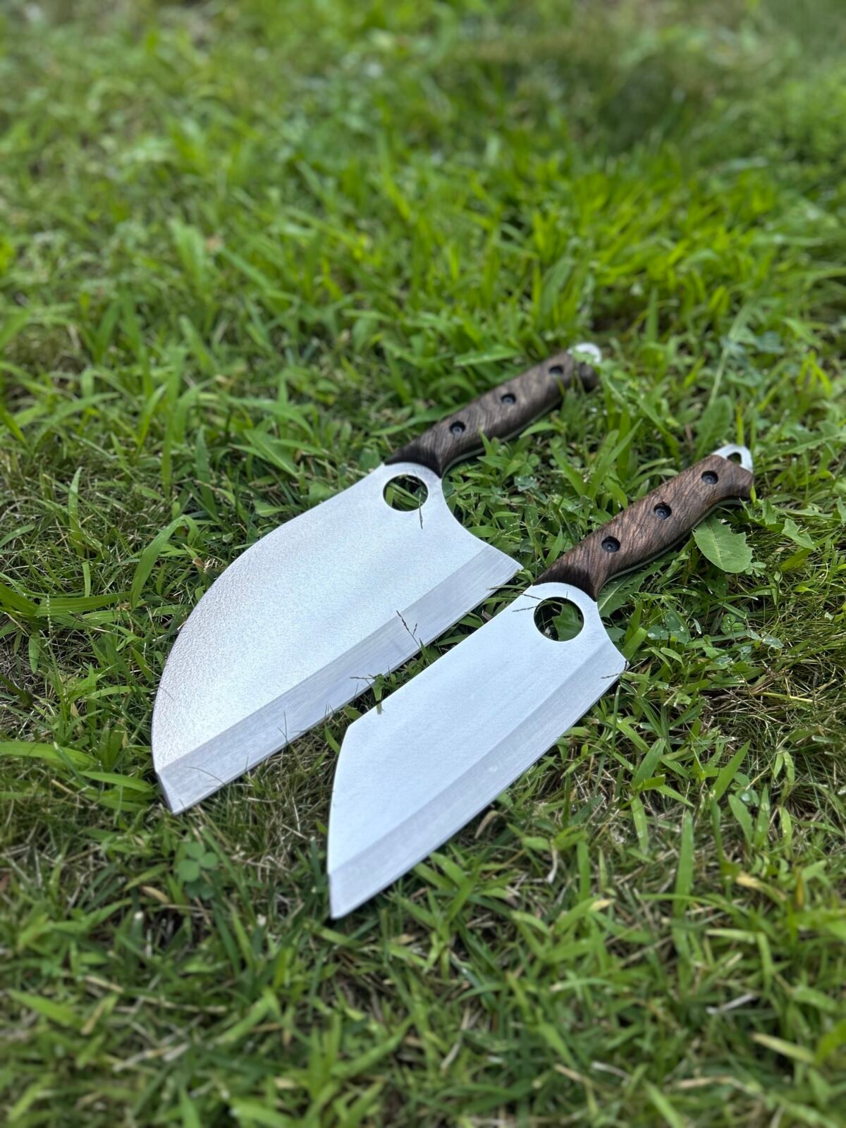 IMG_4828 Ceviz Kabza Almazan Model Şef Bıçağı - Ceviz Kabza Satır Model Şef Bıçağı - Görsel 1