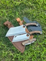 Verzalit Kabza Almazan Şef Bıçağı - Verzalit Kabza Satır Model Şef Bıçağı - Sırttan Kilitli Yaylı Çakı - Görsel 2