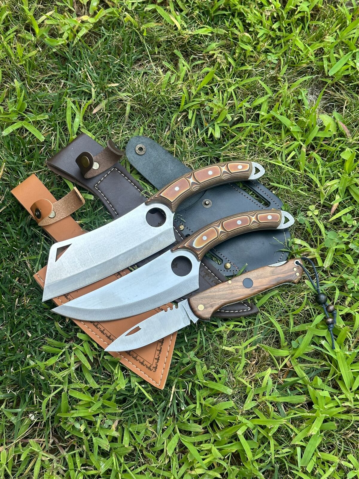 Verzalit Kabza Satır Model Şef Bıçağı – Verzalit Kabza Şef Bıçağı - Sırttan Kilitli Yaylı Çakı - Görsel 3