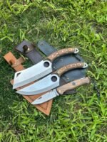 Verzalit Kabza Satır Model Şef Bıçağı – Verzalit Kabza Şef Bıçağı - Sırttan Kilitli Yaylı Çakı - Görsel 3