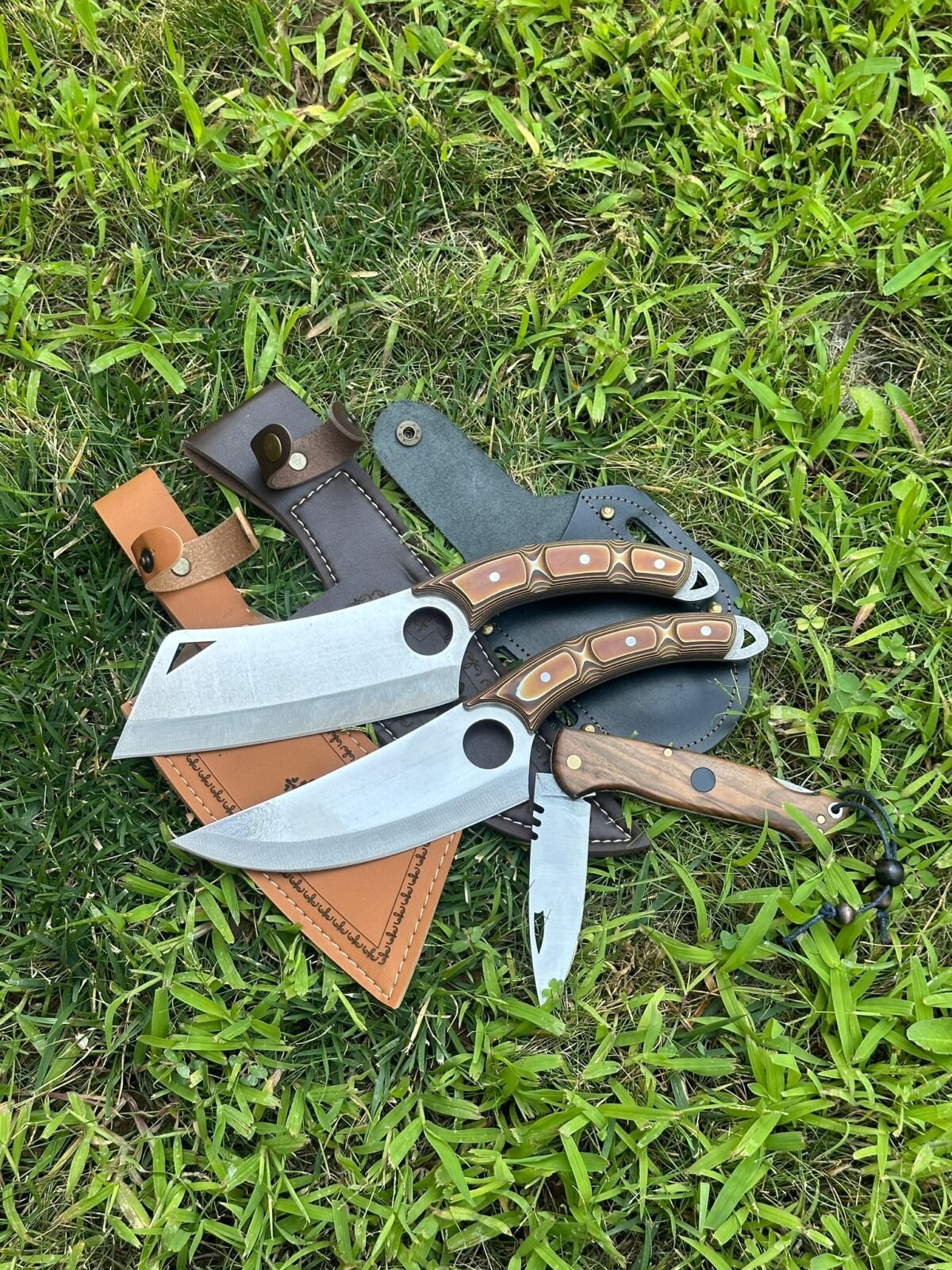 Verzalit Kabza Satır Model Şef Bıçağı – Verzalit Kabza Şef Bıçağı - Sırttan Kilitli Yaylı Çakı - Görsel 1