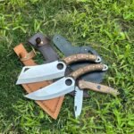 Verzalit Kabza Satır Model Şef Bıçağı – Verzalit Kabza Şef Bıçağı - Sırttan Kilitli Yaylı Çakı