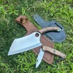 Verzalit Kabza Almazan Şef Bıçağı - Sırttan Kilitli Yaylı Çakı