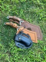 Verzalit Kabza Almazan Şef Bıçağı - Verzalit Kabza Satır Model Şef Bıçağı - Sırttan Kilitli Yaylı Çakı - Görsel 3