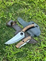 Verzalit Kabza Şef Bıçağı - Sırttan Kilitli Yaylı Çakı - Görsel 2