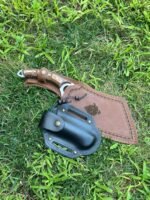 Verzalit Kabza Almazan Şef Bıçağı - Sırttan Kilitli Yaylı Çakı - Görsel 4